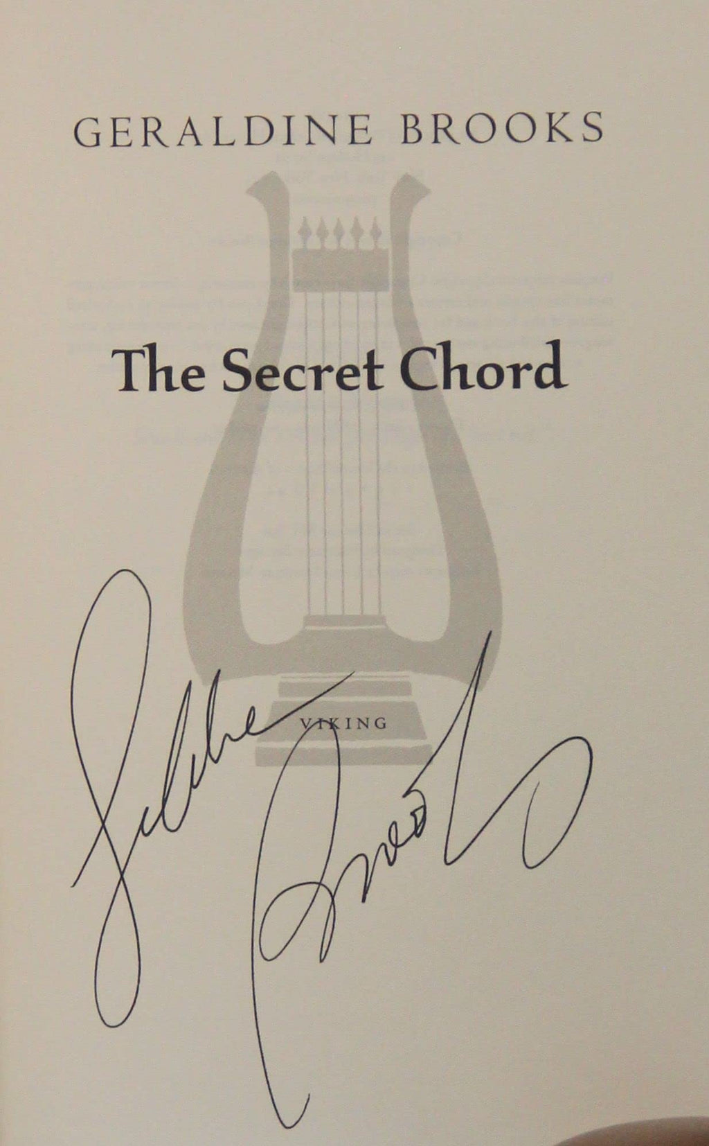 The Secret Chord: A Novel