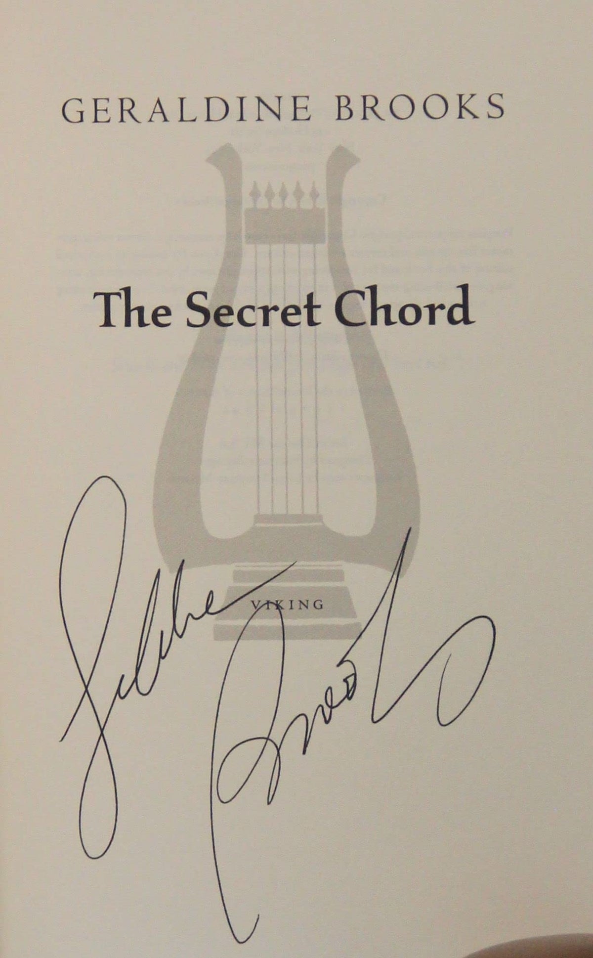 The Secret Chord: A Novel