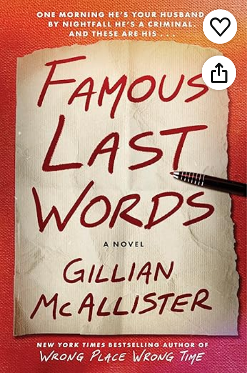 Famous Last Words: A Suspenseful Domestic Thriller with Shocking Twists, Unravel the Deception